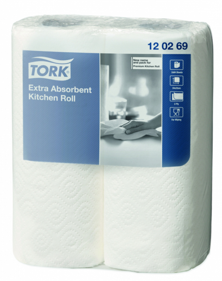 Tork Kksrulle Extra Plus i gruppen Stdutrustning / Papper & Dispenser / Kk & vrigt papper hos Stdbutiken (120269)