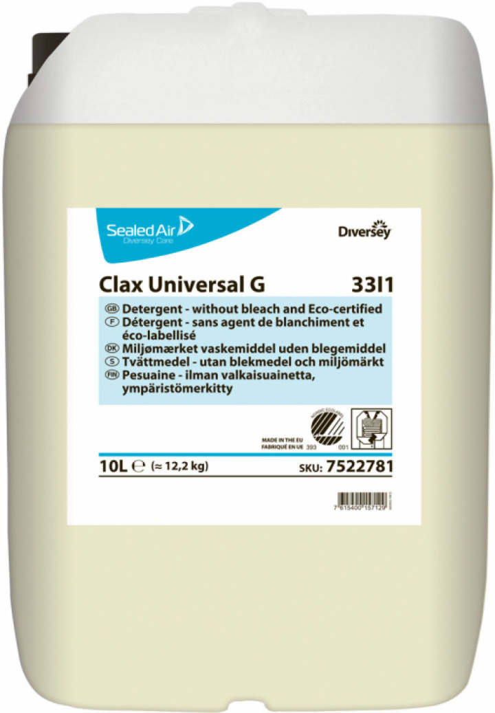 Clax Universal G tvttmedel 10L Diversey i gruppen Stdutrustning / Stdkem & Golvvrd / Tvtt- & diskmedel hos Stdbutiken (44008)