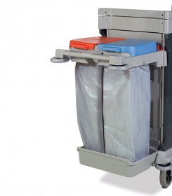 NKA102P Hållare sopsäck x2 med lock.