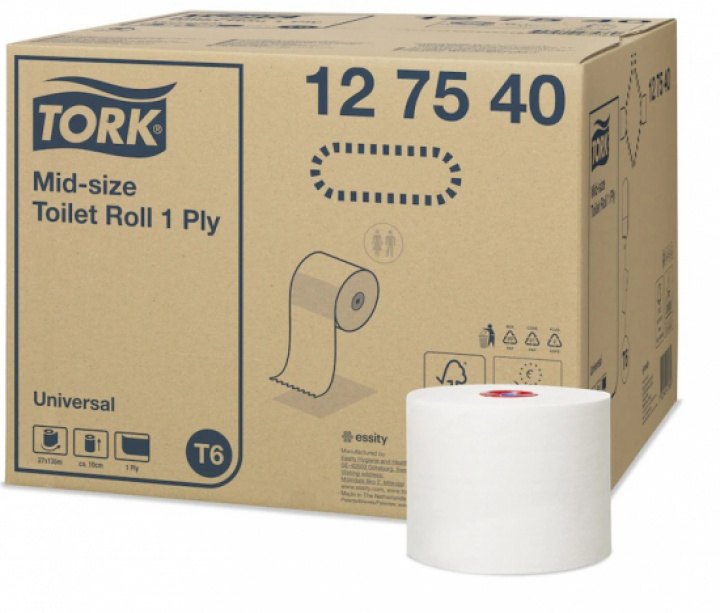 Tork Toalettpapper Universal T6 i gruppen Stdutrustning / Papper & Dispenser / Toalettpapper - Papper hos Stdbutiken (127540)