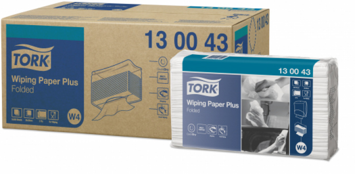 Tork Avtorkningspaper Plus (Quick Dry) W4 i gruppen Stdutrustning / Papper & Dispenser / Industritork - Papper hos Stdbutiken (130043)