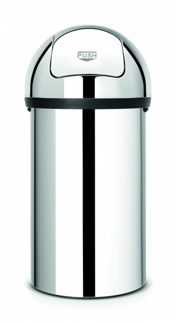 Brabantia Push Bin 60L Rostfri i gruppen Stdutrustning / Avfallshantering / Sopkrl hos Stdbutiken (25816)