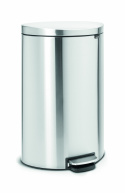 Brabantia Flatback Pedalhink 40L Matt Steel
