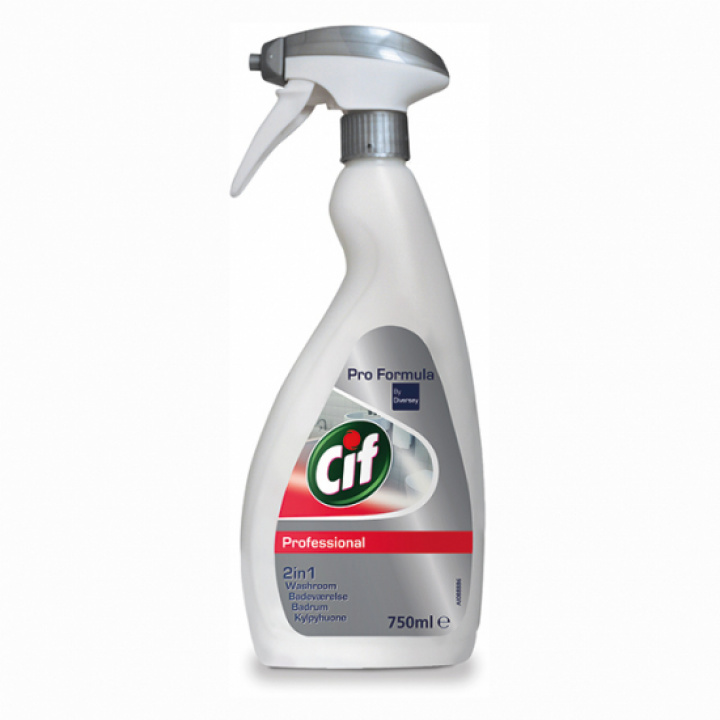 Cif Professional Badrum 2-in-1 750ml i gruppen Stdutrustning / Stdkem & Golvvrd / Sanitetsrent & Kalkbort hos Stdbutiken (30311)