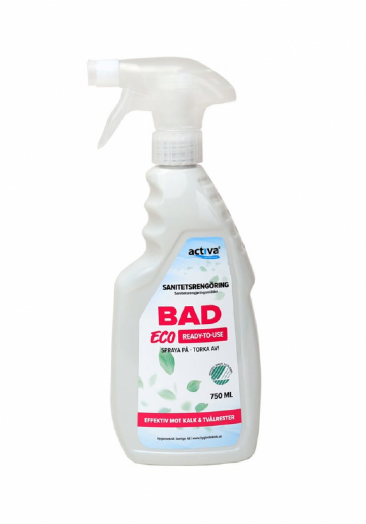 Activa Bad Eco 750ml i gruppen Stdutrustning / Stdkem & Golvvrd / Sanitetsrent & Kalkbort hos Stdbutiken (30411)