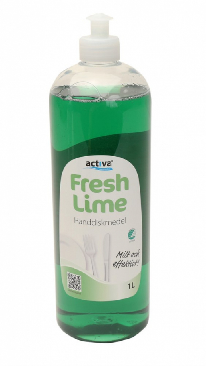 Activa Fresh Lime Handdisk 1L i gruppen Stdutrustning / Stdkem & Golvvrd / Tvtt- & diskmedel hos Stdbutiken (31101)