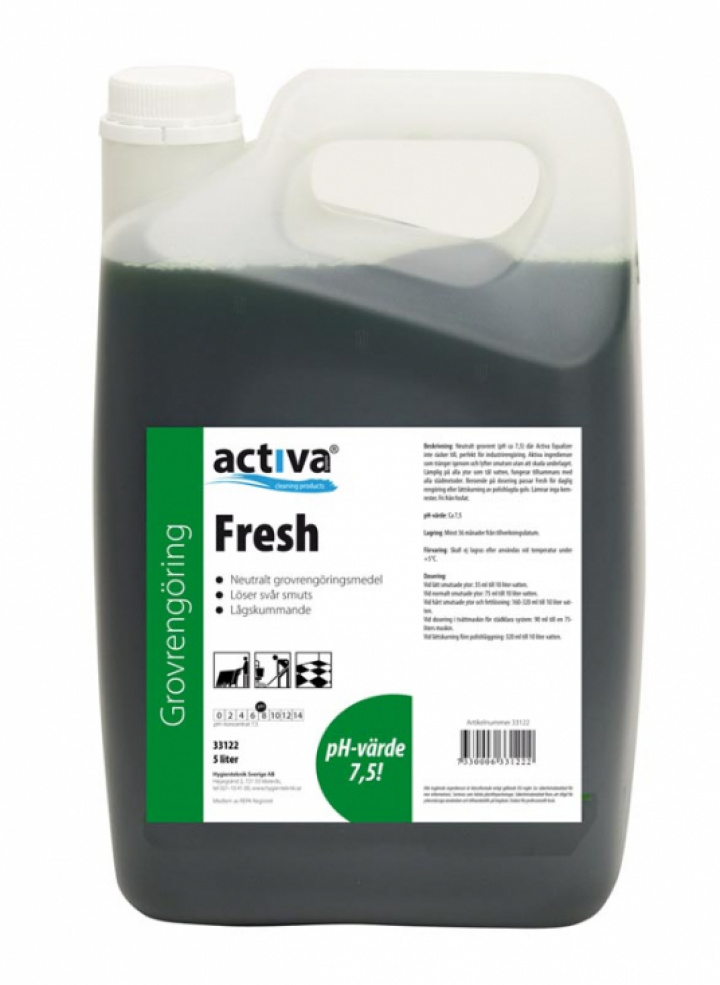 Activa Fresh 5L i gruppen Stdutrustning / Stdkem & Golvvrd / Grovrengring hos Stdbutiken (33122)