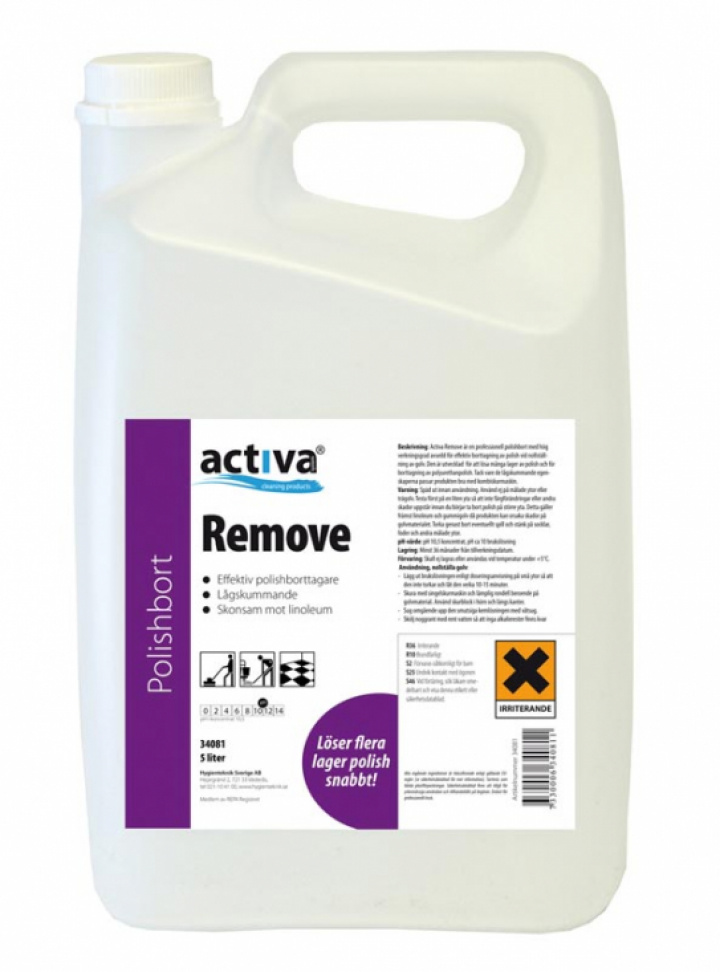 Activa Remove 5L i gruppen Stdutrustning / Stdkem & Golvvrd / Polishbort hos Stdbutiken (34081)