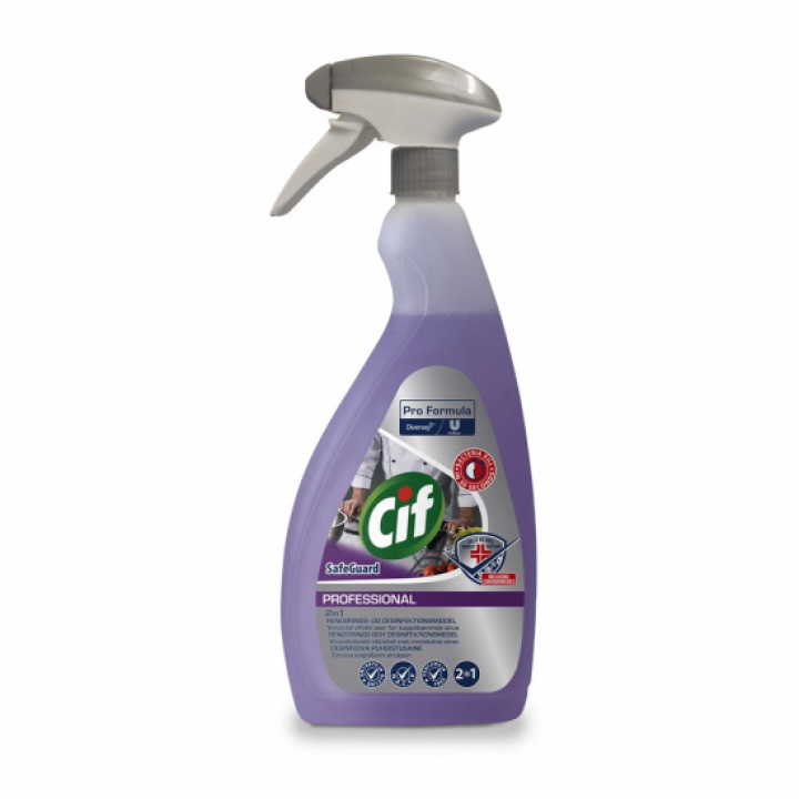 Cif PF. Safeguard 2in1 Cleaner 750ml i gruppen Stdutrustning / Stdkem & Golvvrd / Allrengring hos Stdbutiken (38220)