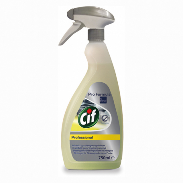 Cif Professional Power Cleaner Degreaser 750ml i gruppen Stdutrustning / Stdkem & Golvvrd / Grovrengring hos Stdbutiken (38223)