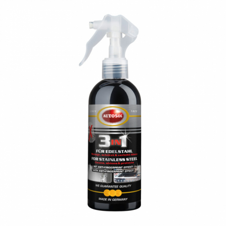 Autosol 3-in-1 for stainless steel 250 ml i gruppen Stdutrustning / Stdkem & Golvvrd / Textil, rostfritt & vriga kem hos Stdbutiken (39073)