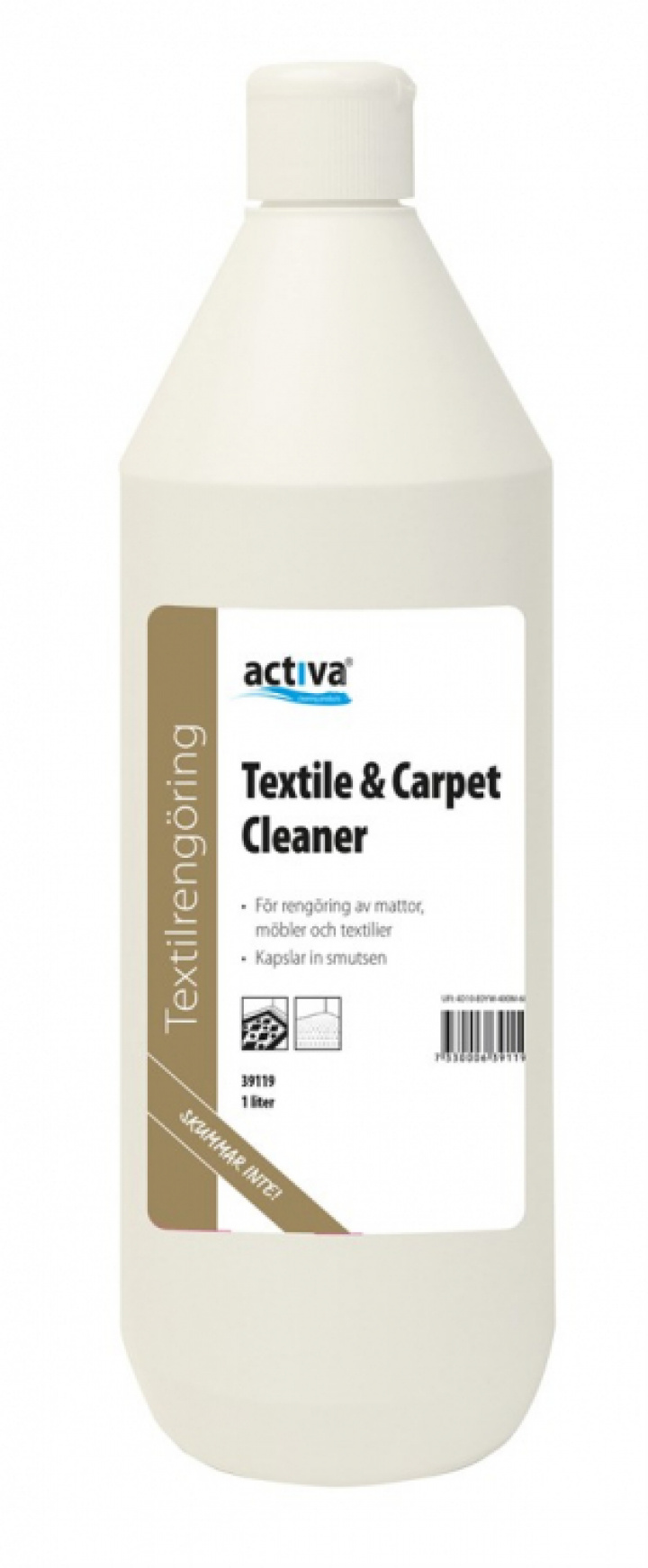 Activa Textile & Carpet cleaner 1L i gruppen Stdutrustning / Stdkem & Golvvrd / Textil, rostfritt & vriga kem hos Stdbutiken (39119)