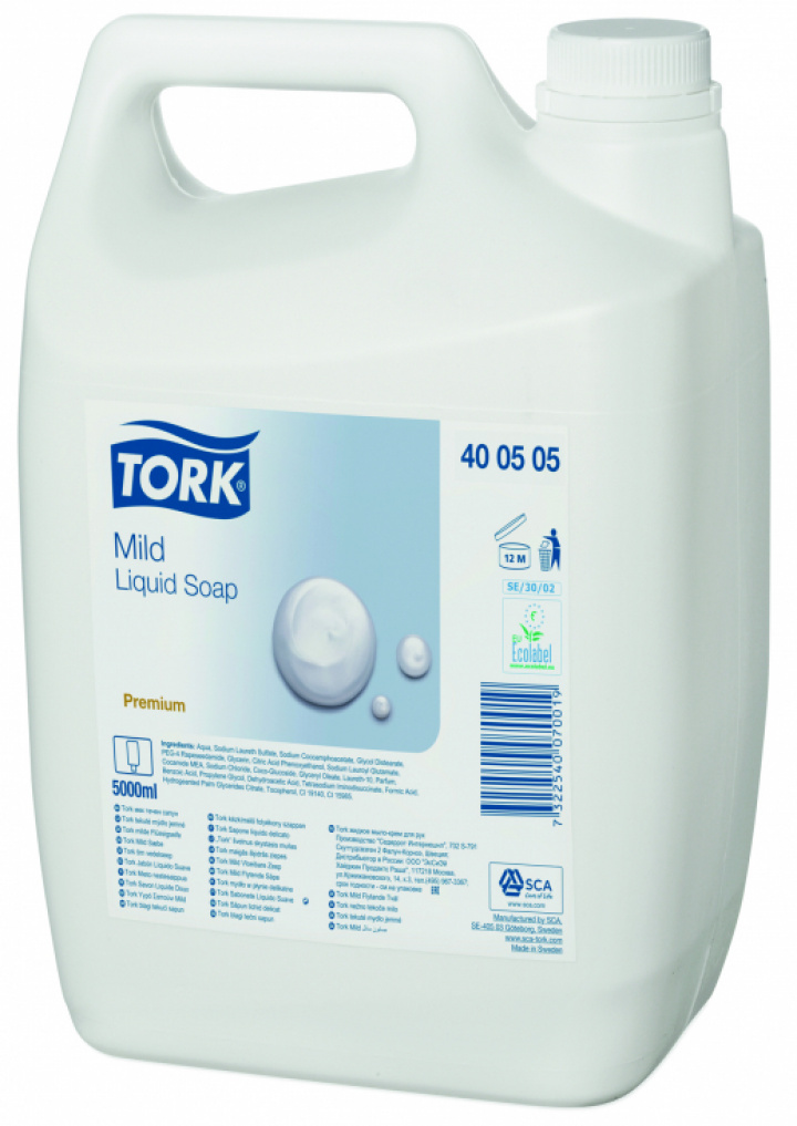 Tork Mild Flytande Tvl i gruppen Stdutrustning / Hygien & skydd / Pumptvl & vrig tvl hos Stdbutiken (400505)