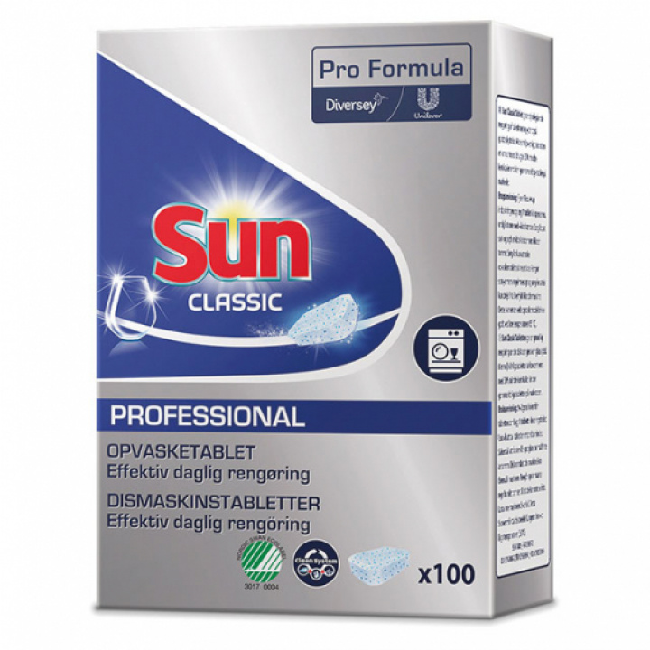 Sun Professional Classic Tab 100st  10g i gruppen Stdutrustning / Stdkem & Golvvrd / Tvtt- & diskmedel hos Stdbutiken (43045)