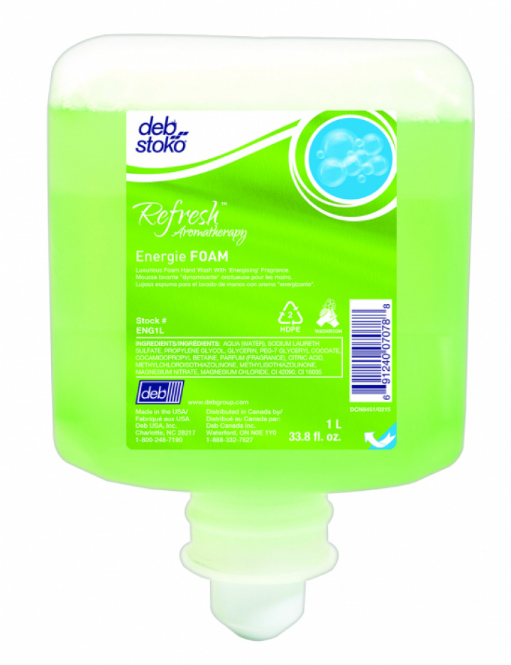 Refresh Energie FOAM 1L Patron i gruppen Stdutrustning / Hygien & skydd / Hand & Hudvrd fr Dispenser hos Stdbutiken (52207)