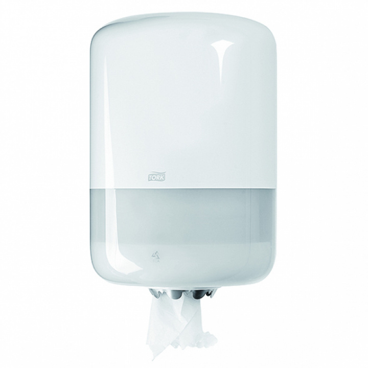 Tork Dispenser Centrummatad M2 Vit i gruppen Stdutrustning / Papper & Dispenser / Handtork - Dispenser hos Stdbutiken (559000)